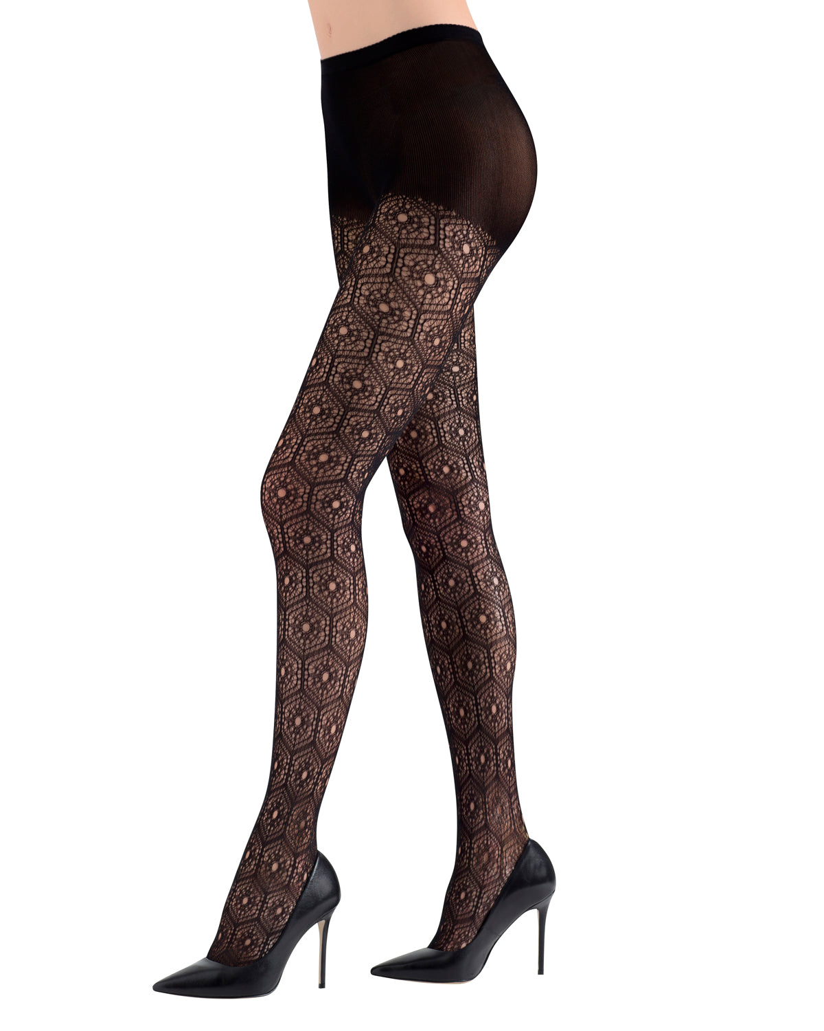 Natori Mikado Lace Women's Net Tights