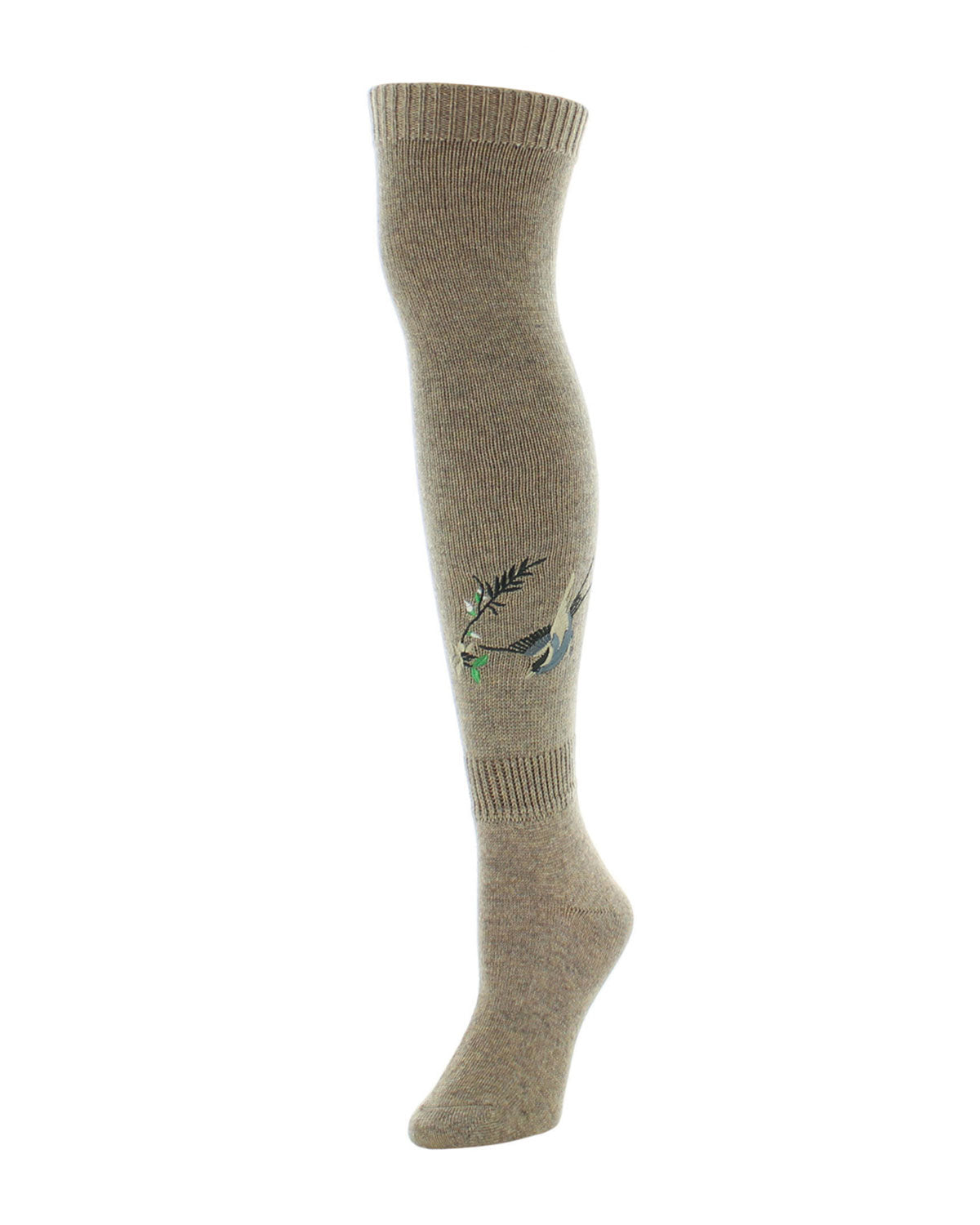 Sora Bird & Vine Over The Knee Sock