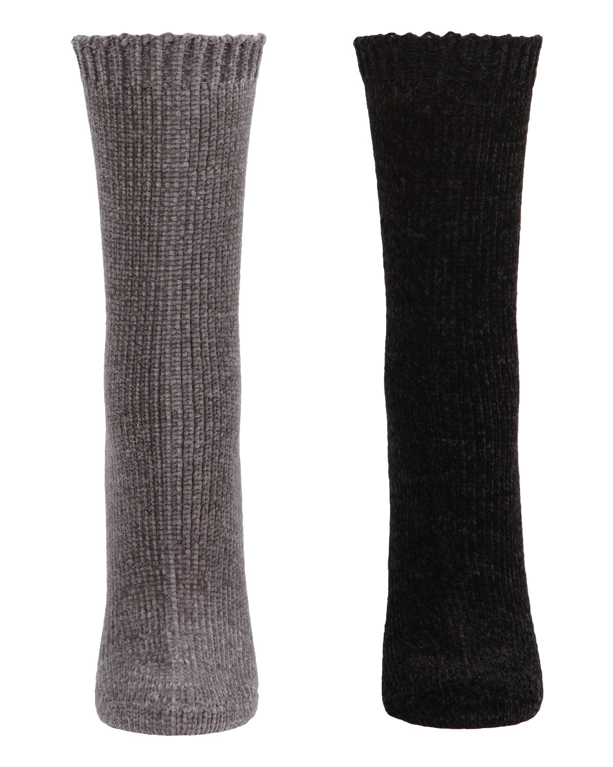 Solid Chenille Crew Sock 2 Pair Pack