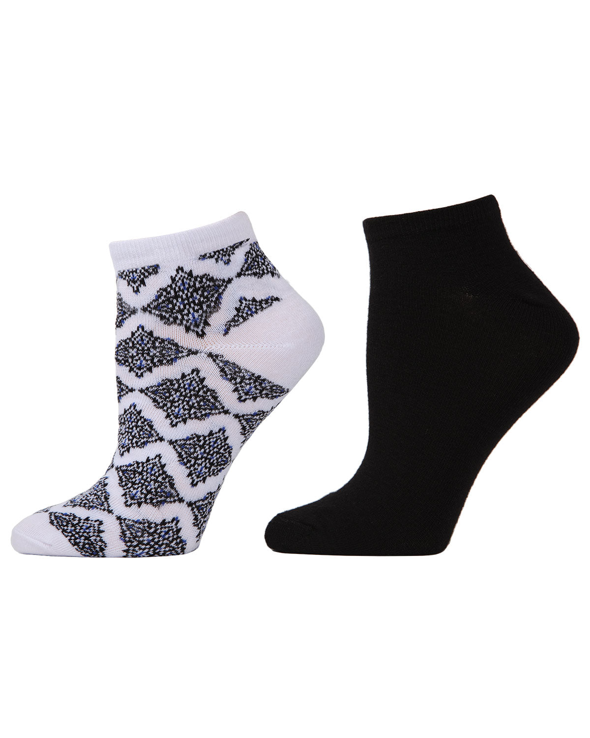 Natori Bohemian Florals Shorties Socks 2-Pack