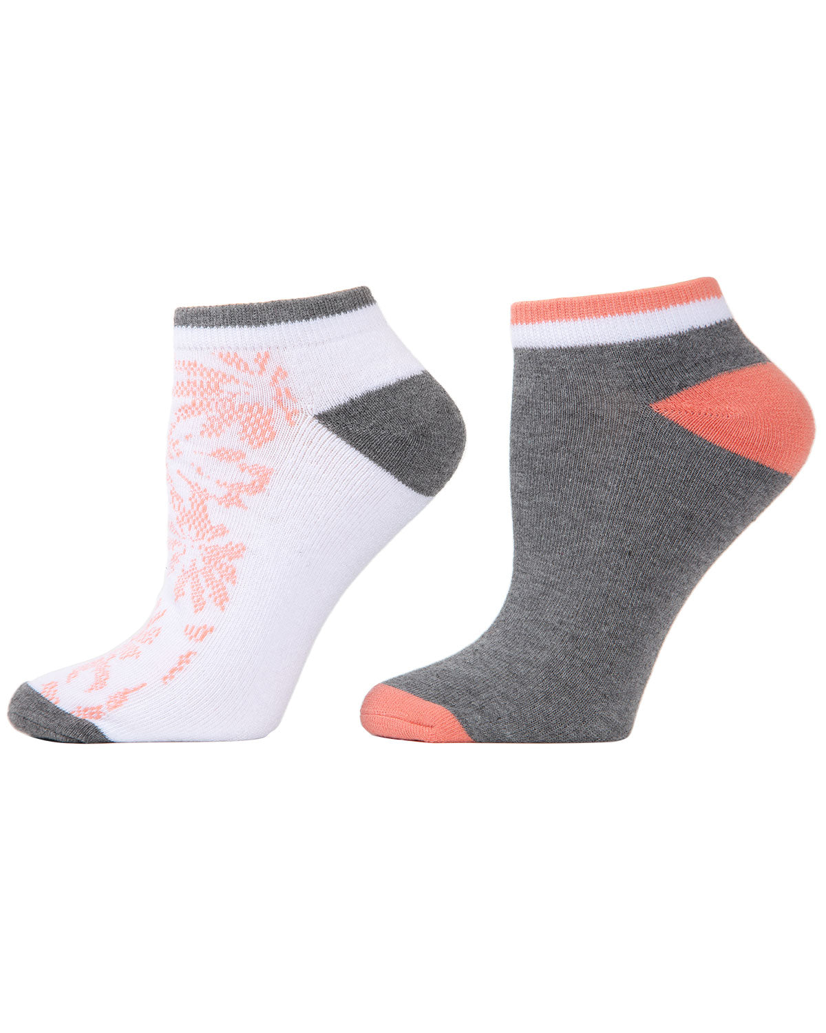 Natori Floral Burst Cushioned No-Show Socks 2-Pack