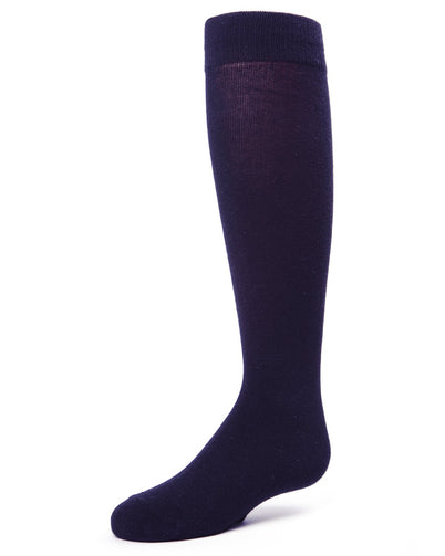 Athletic Ribbed Cotton Blend Knee High Sock