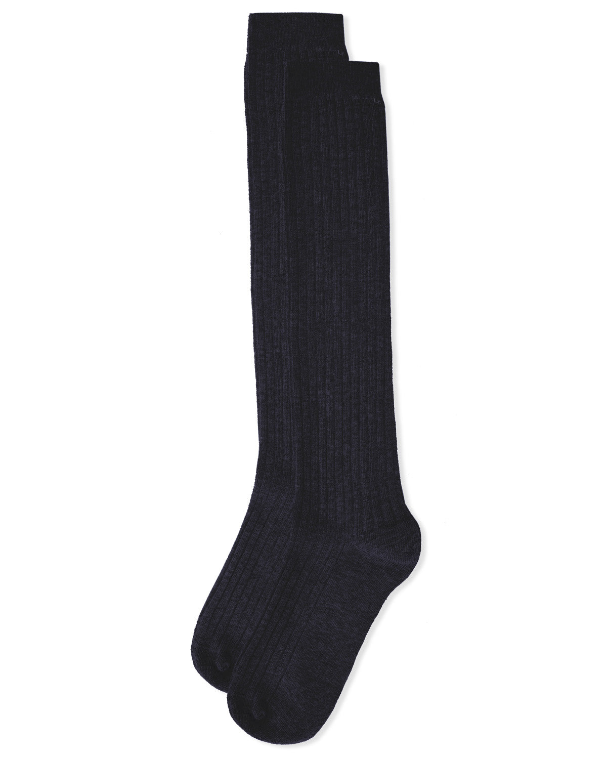 Ribbed Cotton Blend Knee High Sock