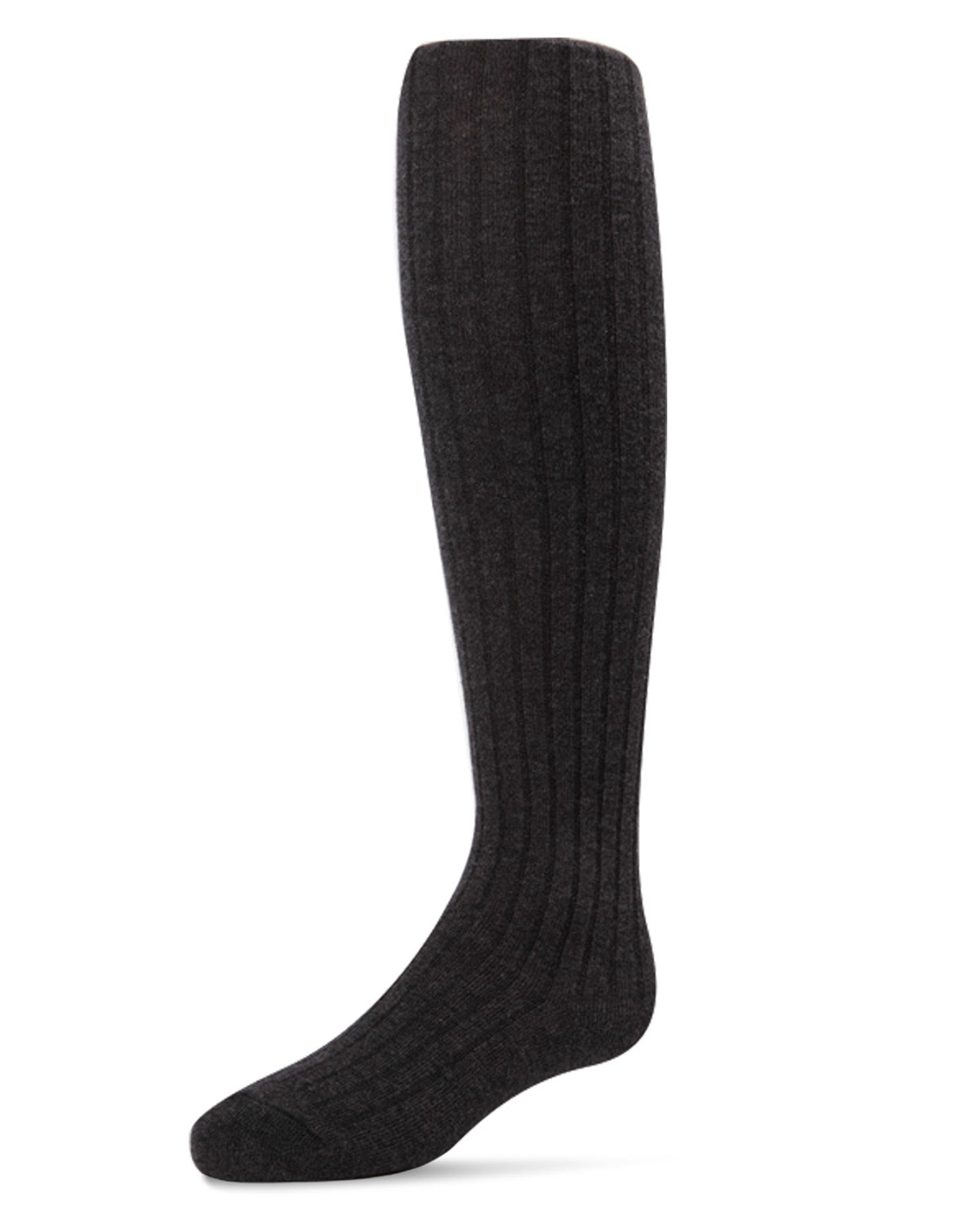 Girls' Essential Ribbed Cotton Tights