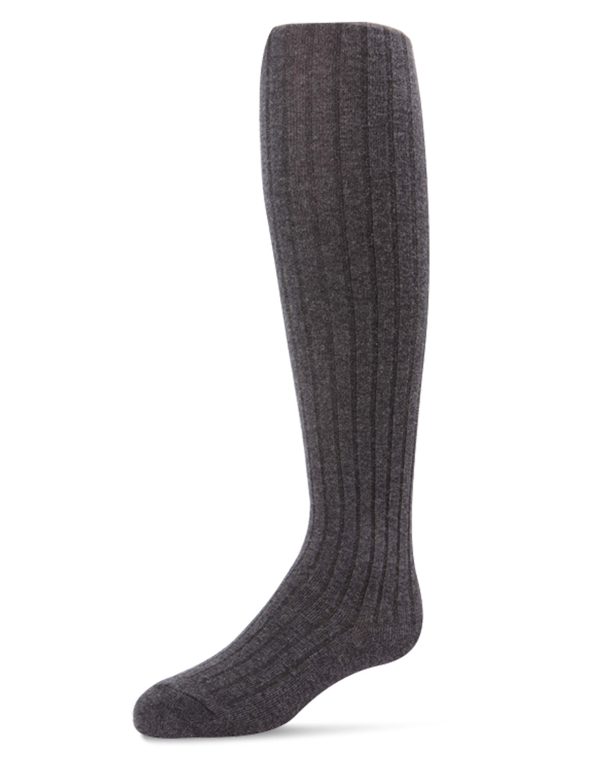 Girls' Essential Ribbed Cotton Tights