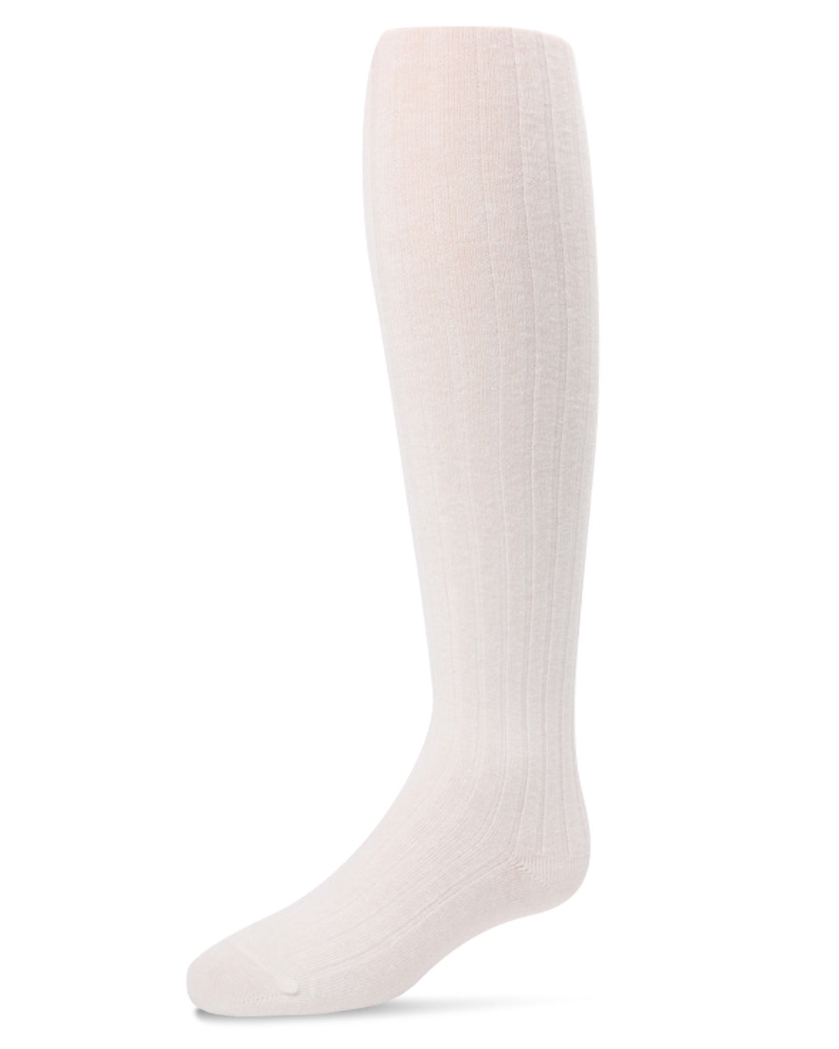 Girls' Essential Ribbed Cotton Tights