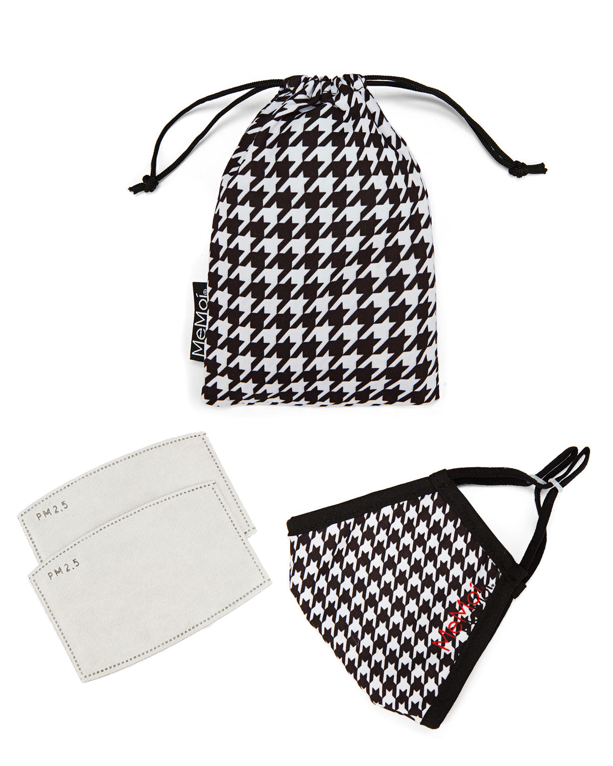 Houndstooth Kids Unisex Face Covering