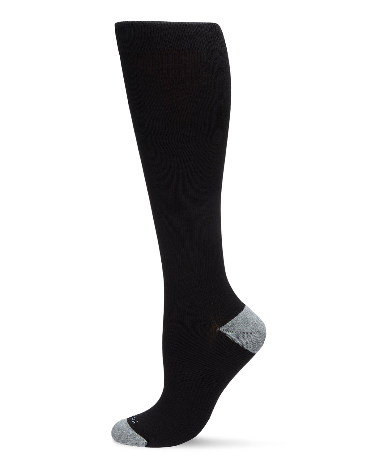 WellFit 15-20mmHg Off Black Cotton Compression Socks – MeMoi