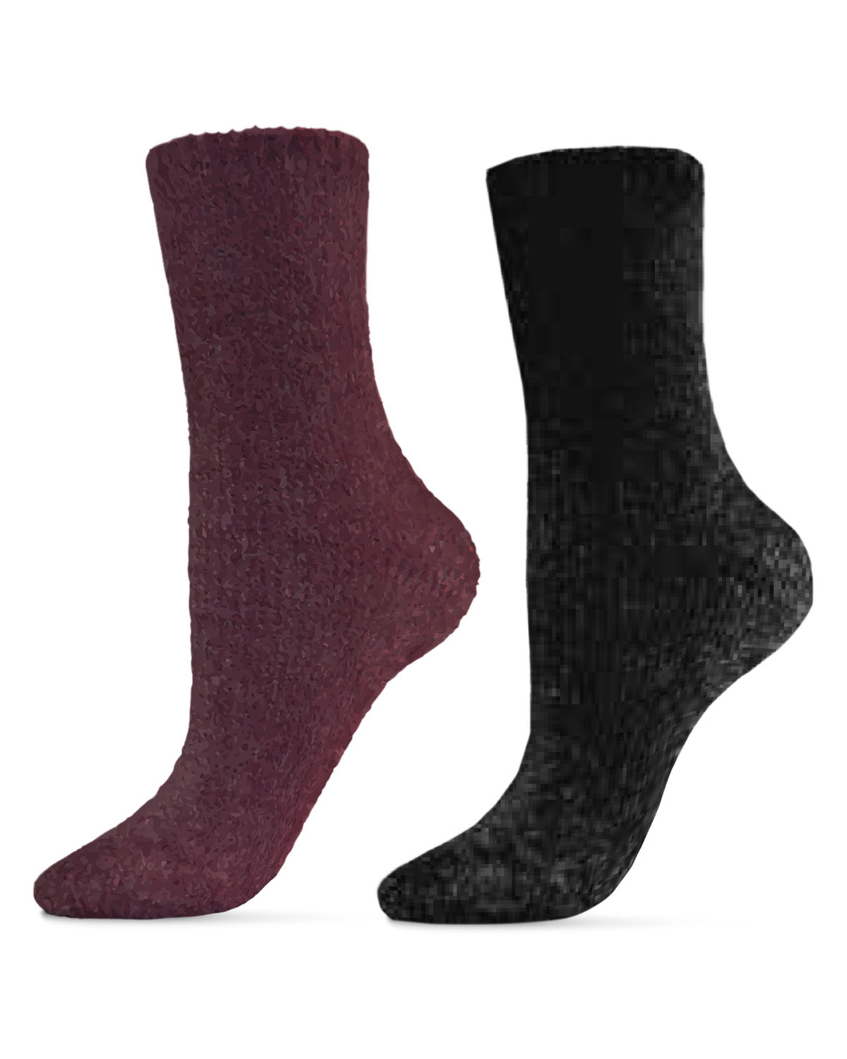 Chenille Luxe Cozy Crew Sock 2 Pack