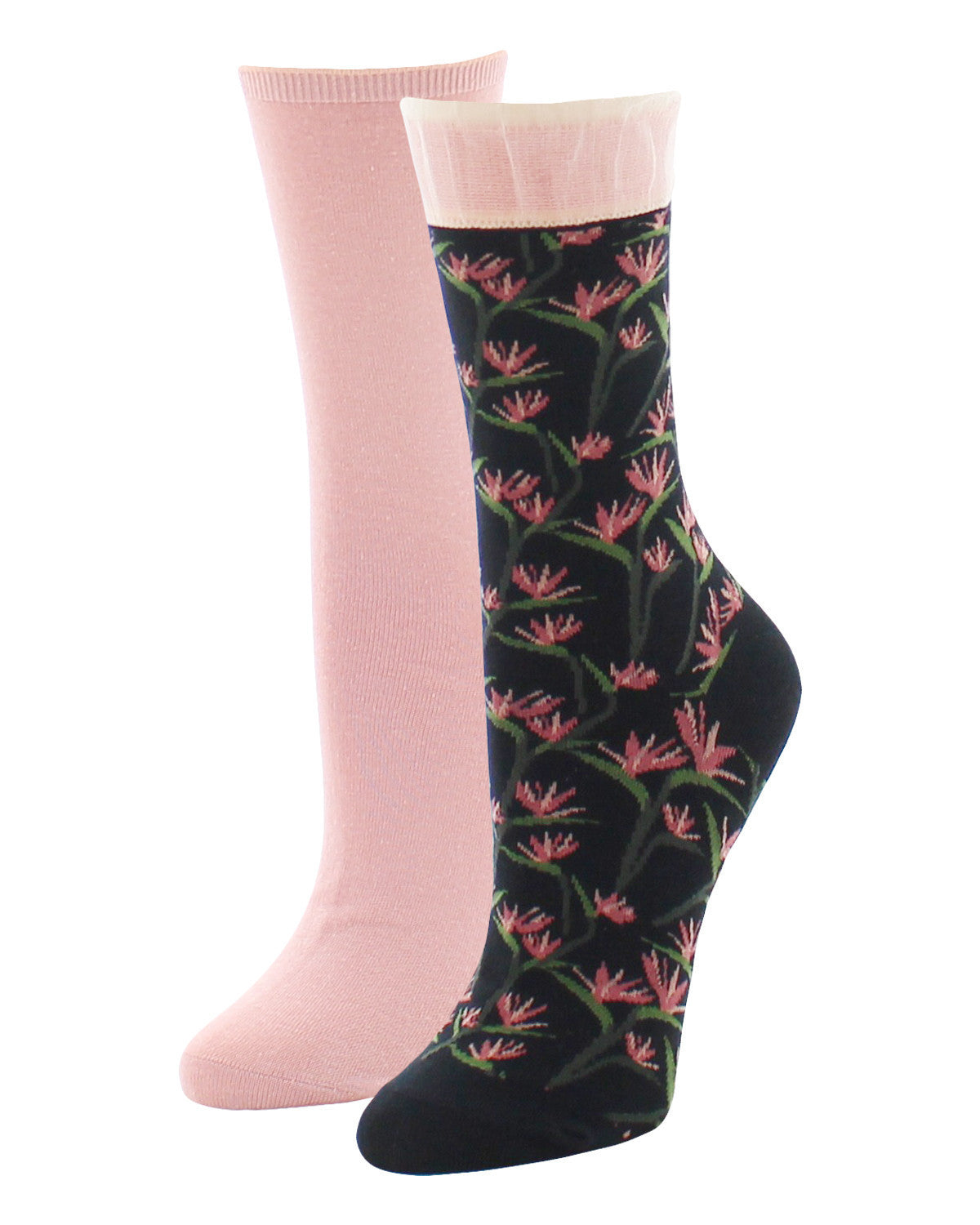 Tropical Paradise Crew Socks 2-Pack