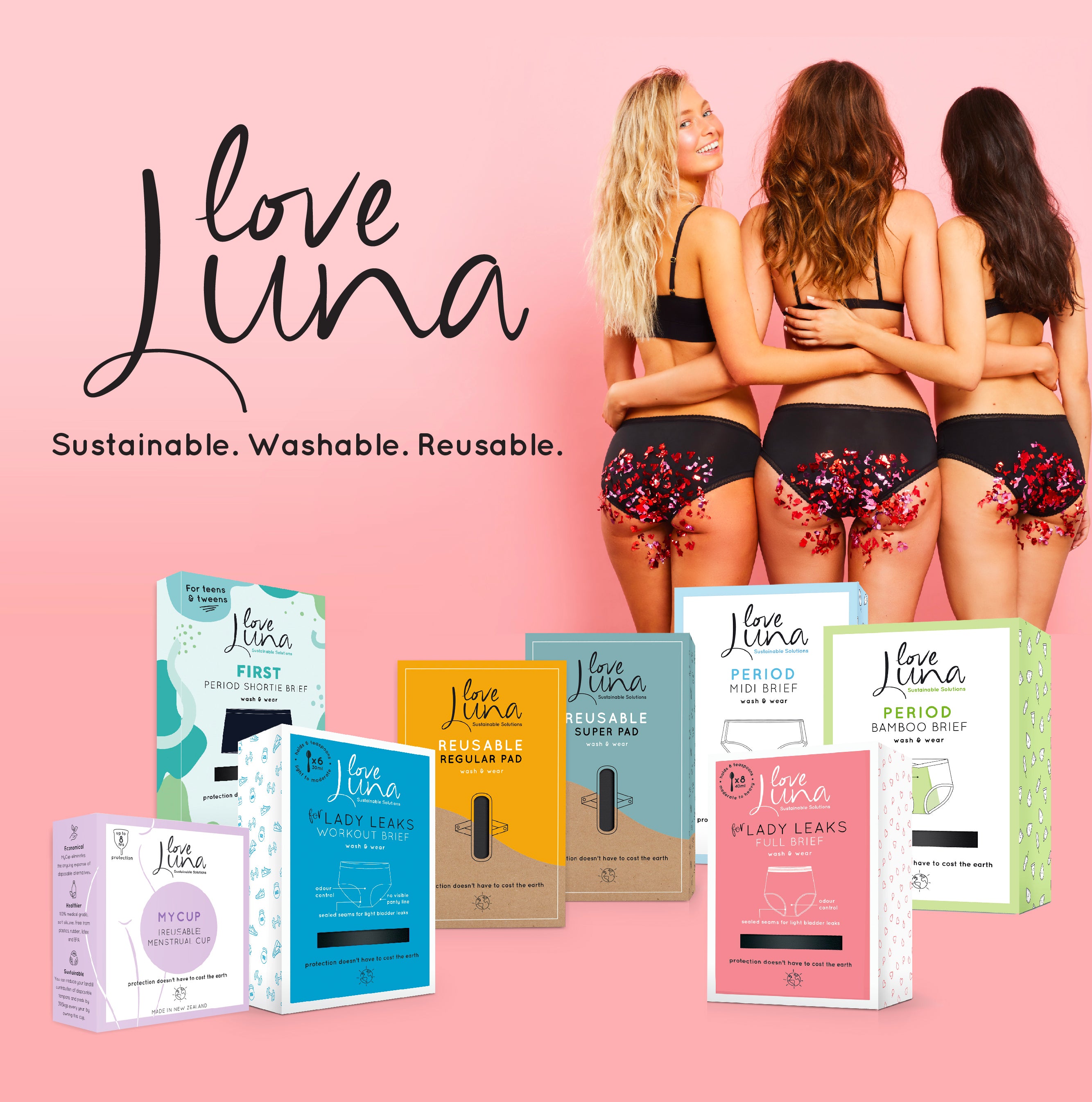 Period & Incontinence Briefs From Love Luna