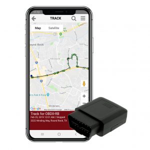 GPS tracker With white background