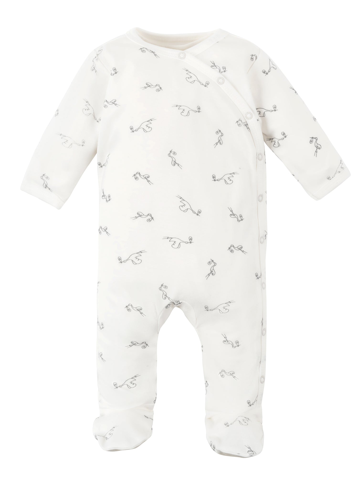 Organic Cotton Baby Side-Snap Footie – Under the Nile