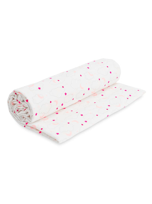 light pink swaddle blanket