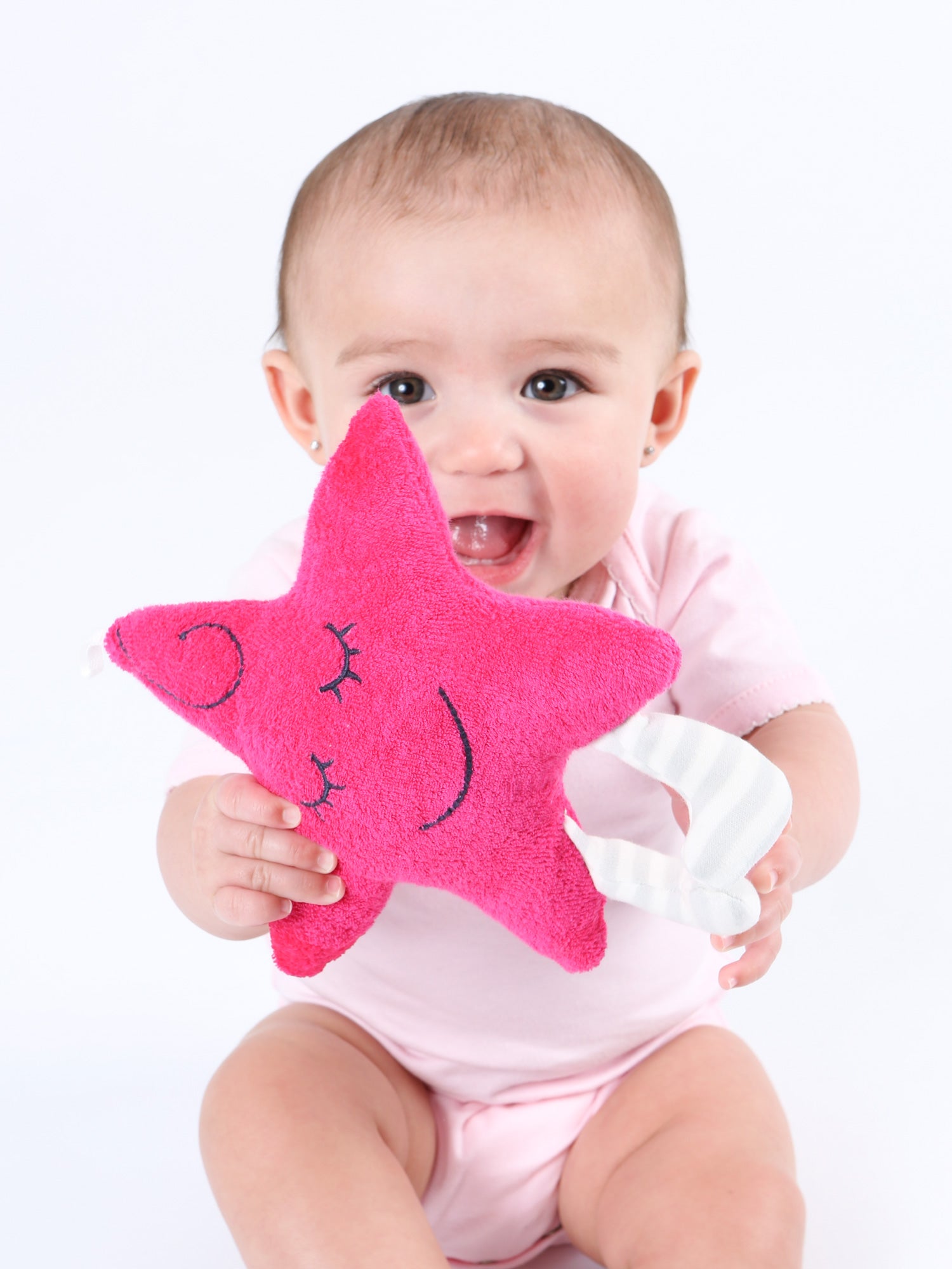 Star Stuffed - Pink | Organic Infant Plush Toy – the