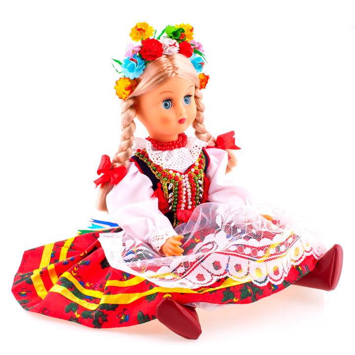 Large Polish Folk Doll From Krakow Region Krakowianka 16 Tall Taste