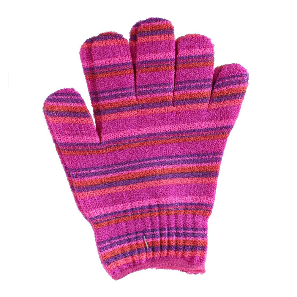 Exfoliating Gloves - PINK STRIPE – Blush
