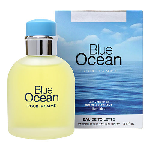 Blue Ocean Pour Homme EDT 100ml Spray (like Light Blue Pour Homme by D –  Blush