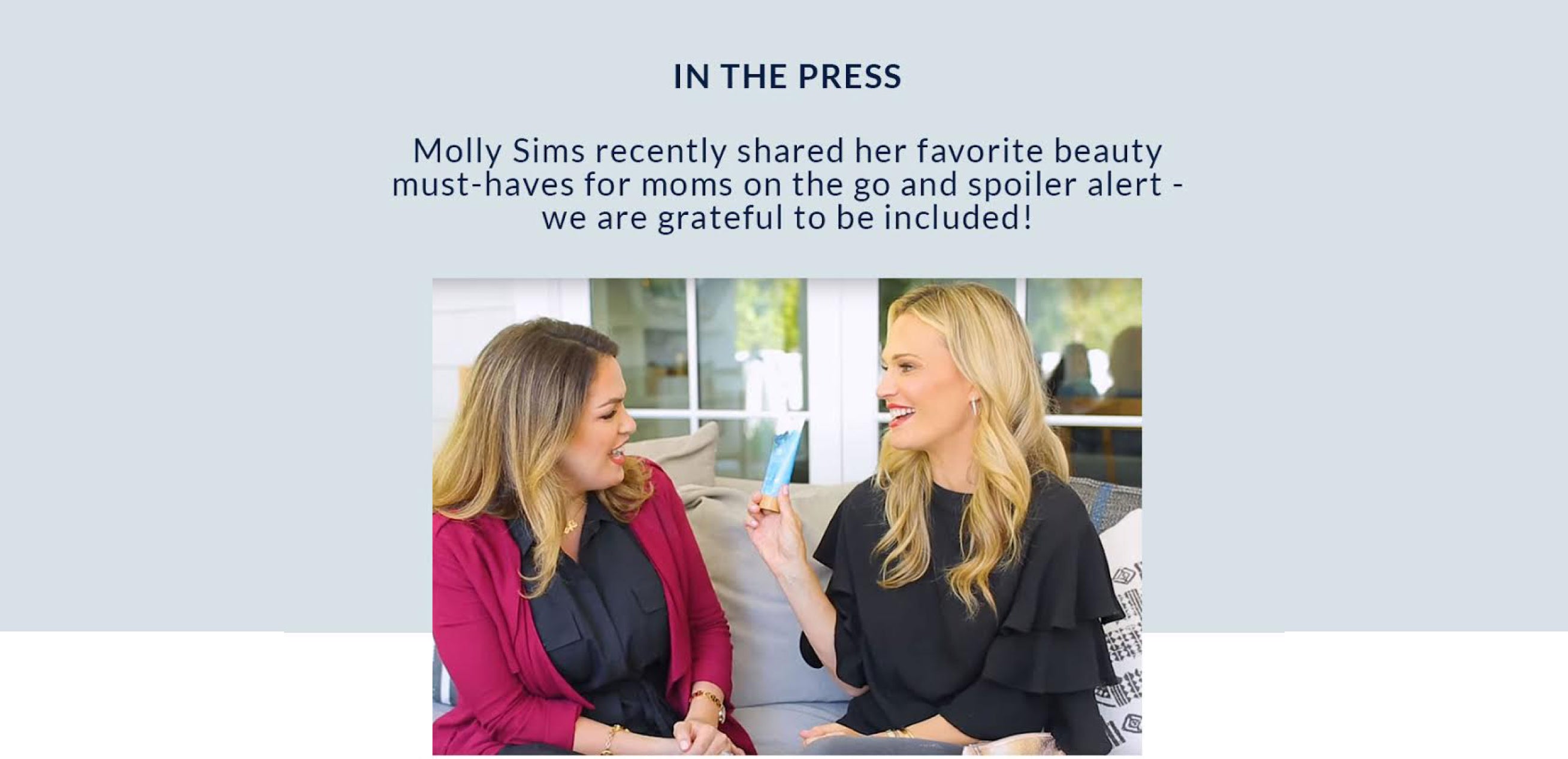 Molly Sims Shares Conscious Coconut Oil as her beauty must-have for moms