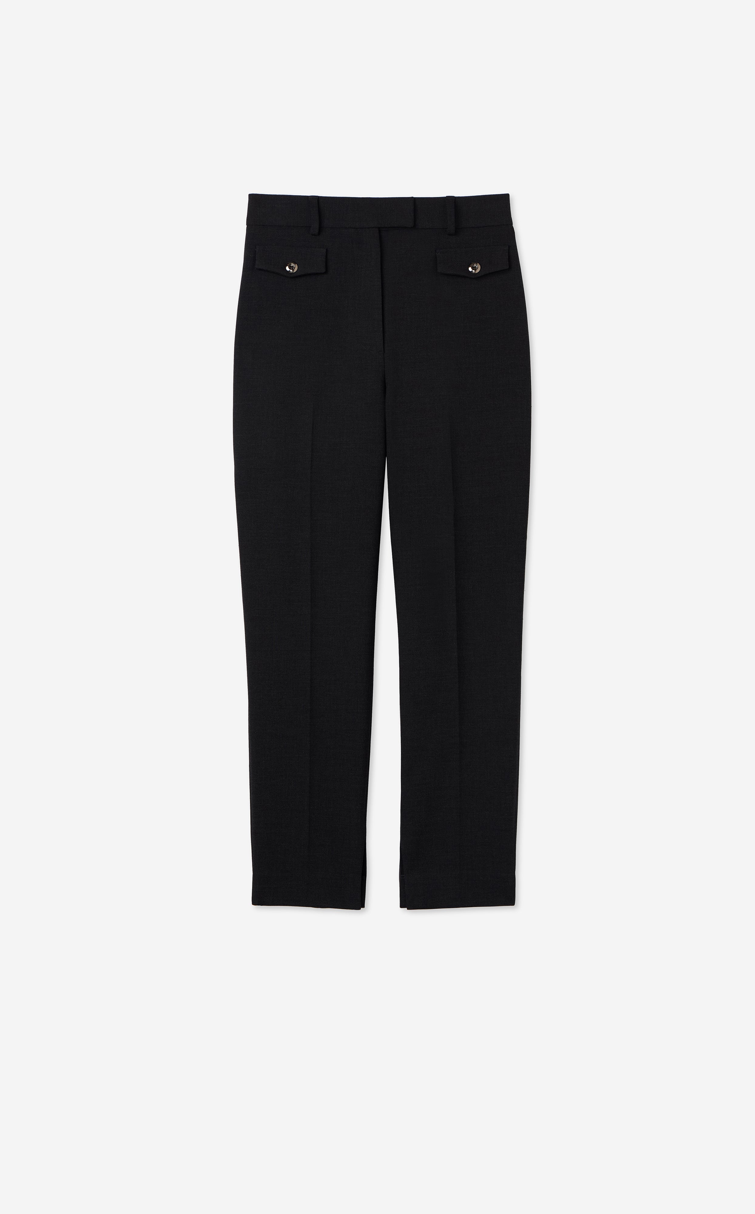 St John St. John Collection 'jennifer' Crepe Marocain Ankle Pants In Dkhy