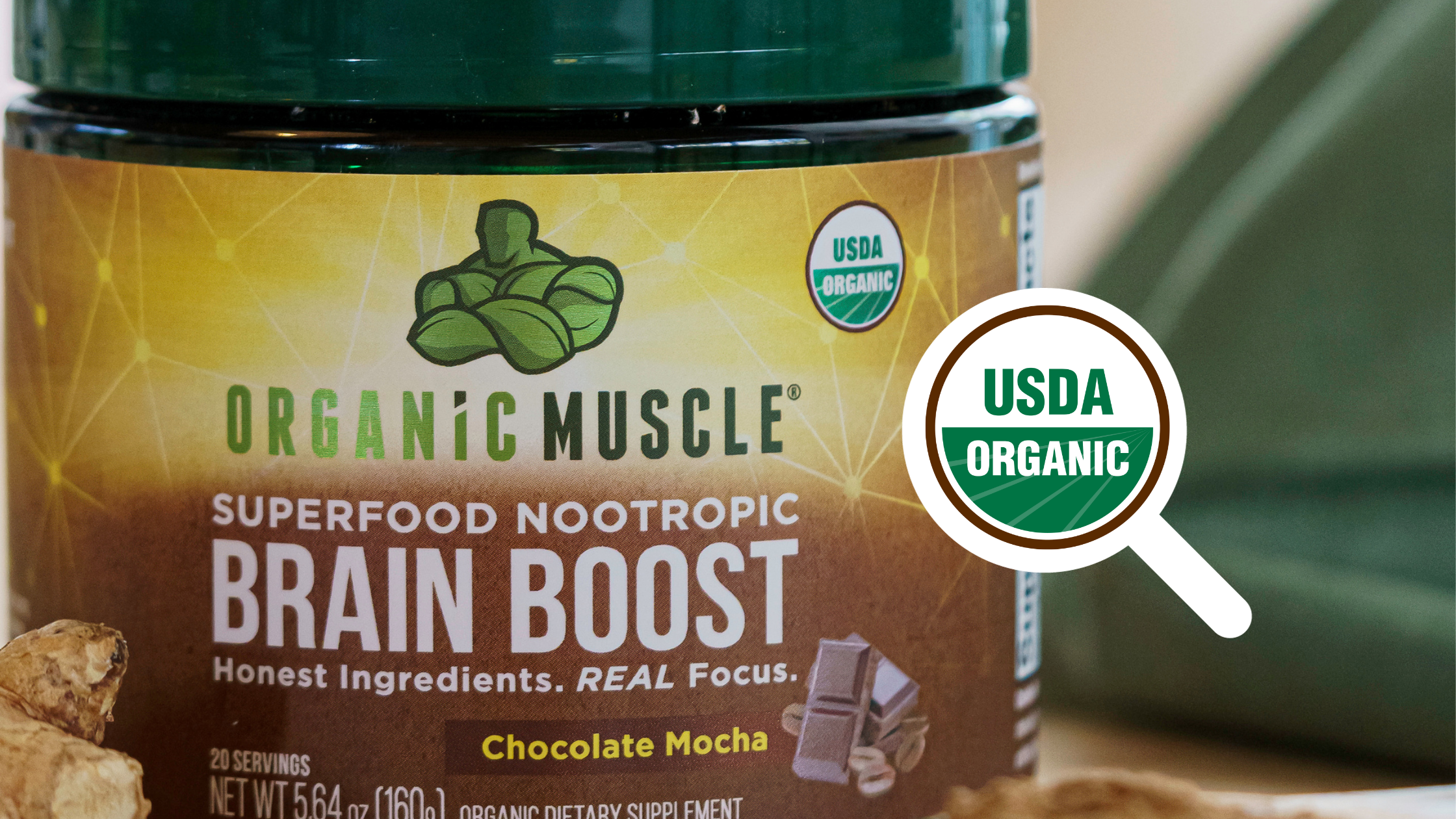 Organic Muscle USDA Approved