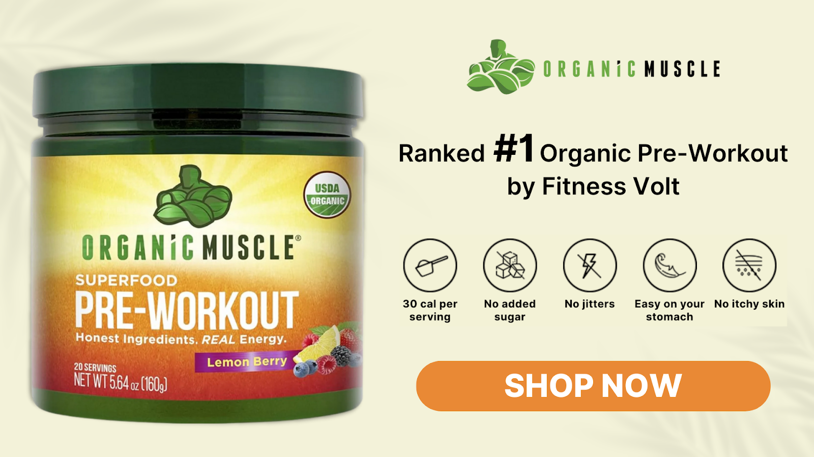 Organic Muscle Pre-Workout