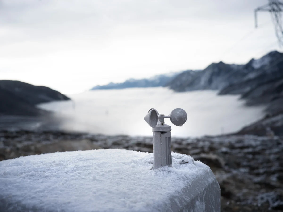 DJI Dock 3 operating in extreme weather, showing high-resilience deployment in rain or snow
