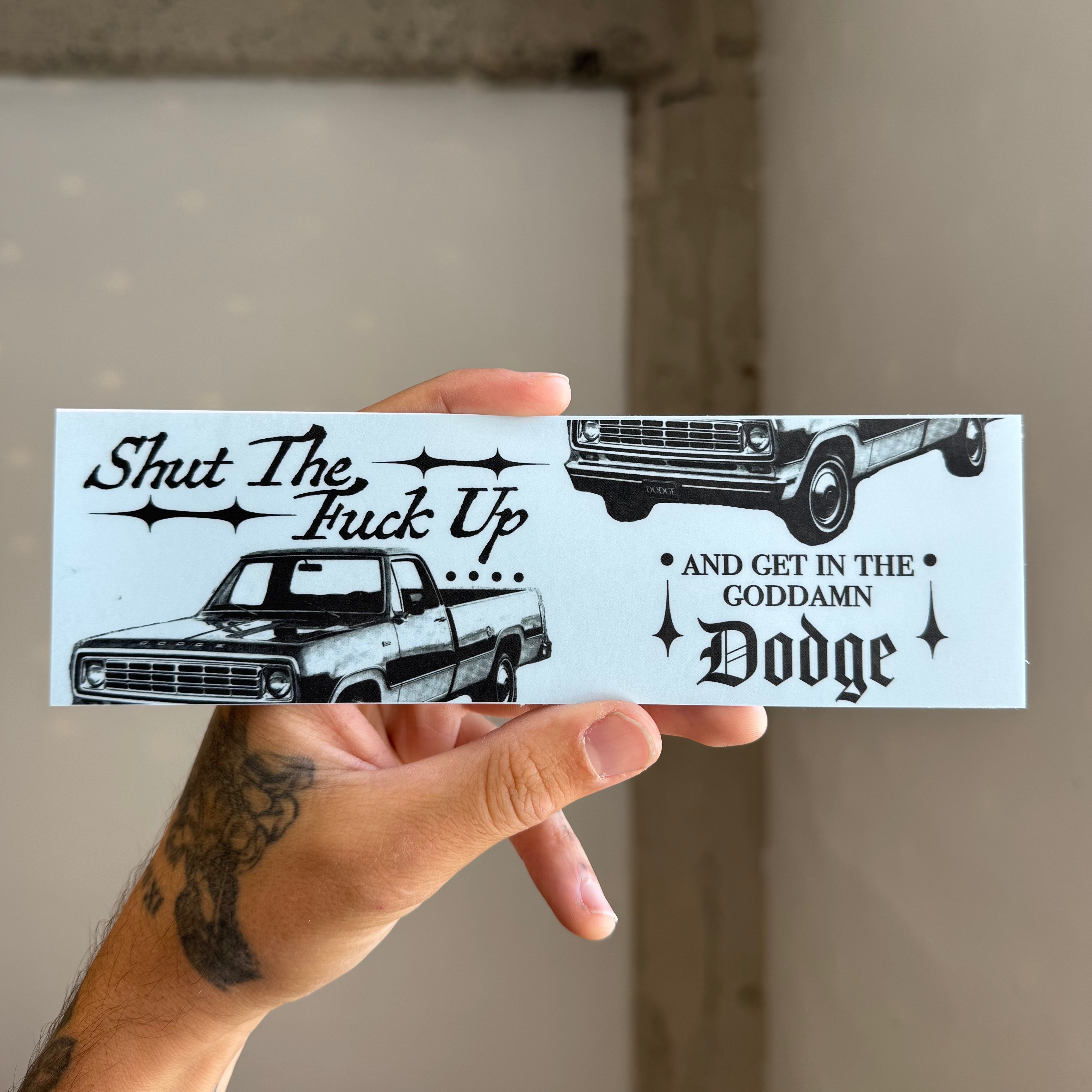 ‘Dodge' Sticker - Image 1