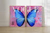 Butterfly Vogue Art Print - 2 bilder