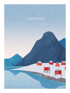 Lofoten - Kunstplakat av Henry Rivers