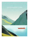 Geirangerfjord - Kunstplakat av Henry Rivers