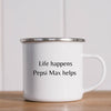 Life Happens - Pepsi Max Helps - Emaljekopp med sølvkant