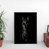 Black andalusian horse - Poster - Plakatbar.no