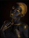 Black Gold Body Art Poster - Plakatbar.no