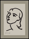 Black portrait - Matisse - Plakatbar.no