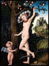 Cupid complaining to Venus, Lucas Cranach- Plakat - Plakatbar.no