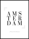 Eksklusiv Amsterdam plakat - Plakatbar.no