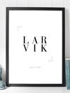 Eksklusiv Larvik Plakat - Plakatbar.no