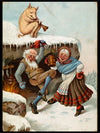 "Humoristiske julekort 6" av Wilhelm Larsen - plakat eller lerret - Plakatbar.no