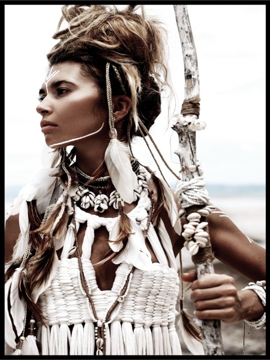 operatør Kæreste delvist Native American Woman - Plakat– Plakatbar .ingen