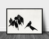 Japanese crows, Watanabe Seitei - Plakat - Plakatbar.no