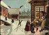 Julekvelden - Wilhelm Larsen - plakat eller lerret - Plakatbar.no