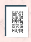 Kopi av Verdens beste Mamma/Mormor kort - Plakatbar.no