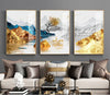 Luxury Golden Landscape Painting - 3 interiørmotiv - Plakatbar.no