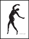 Matisse Dance - Black/White Poster - Plakatbar.no