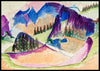 Mountain Landscape, Ernst Ludwig Kirchner - Plakat - Plakatbar.no
