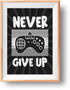 Never give up - Plakatbar.no