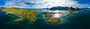 Øypanorama i Lofoten - panorama lerret - Plakatbar.no