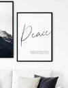 Peace - Kristen kunstplakat - Plakatbar.no