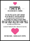 Poster Til Mamma - Plakatbar.no